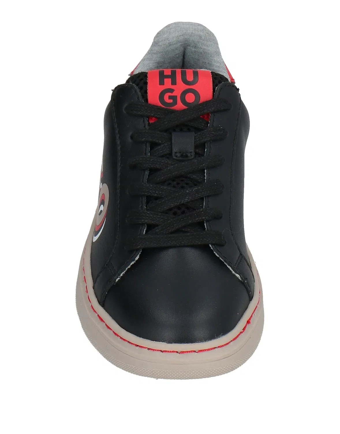 Детские кроссовки для мальчиков кожаные Low-Top Sneakers Hugo Boss, черный — фото 4