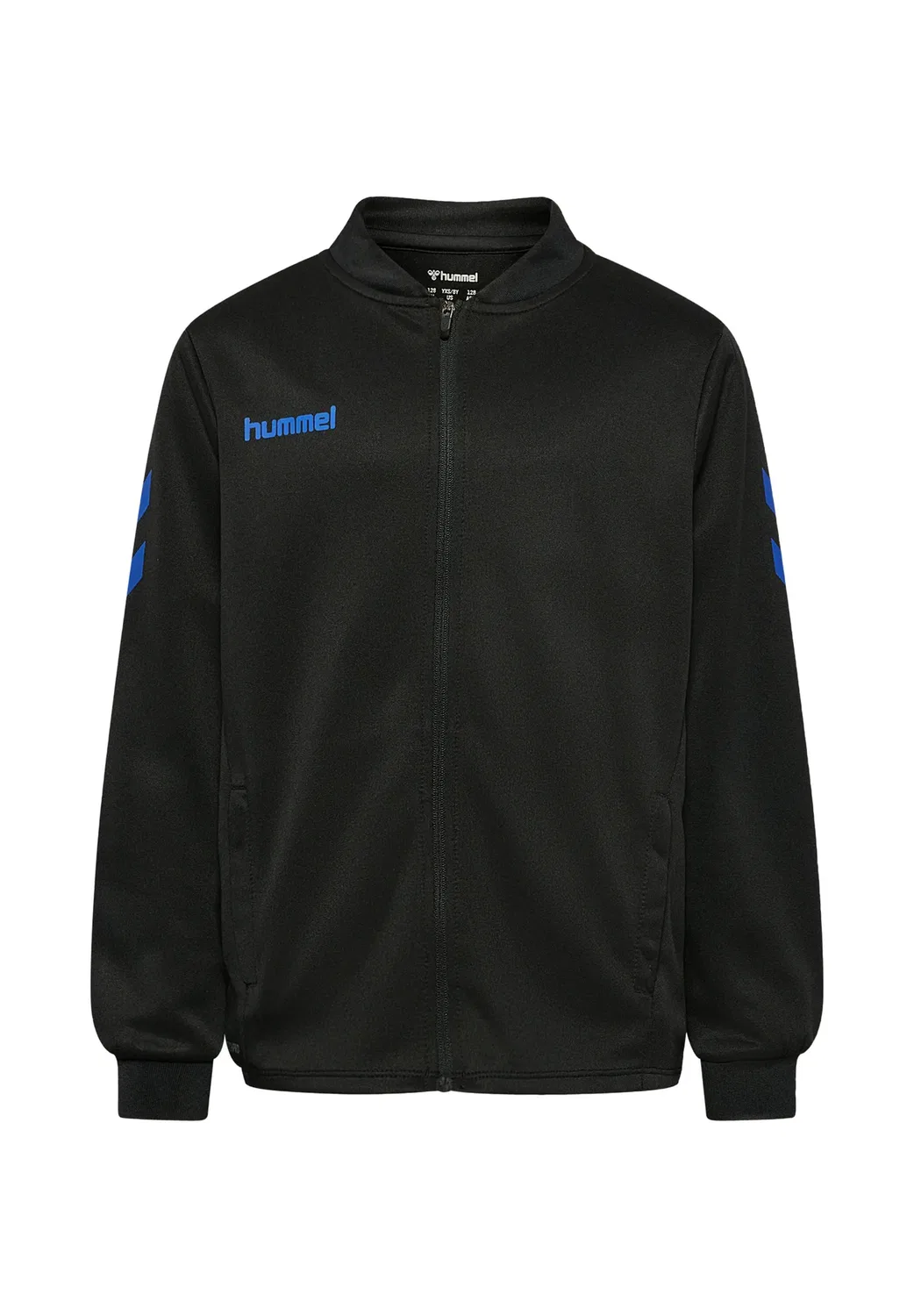Детская тренировочная куртка Hmlblaze club 26 на молнии, унисекс Hummel, Black Blue