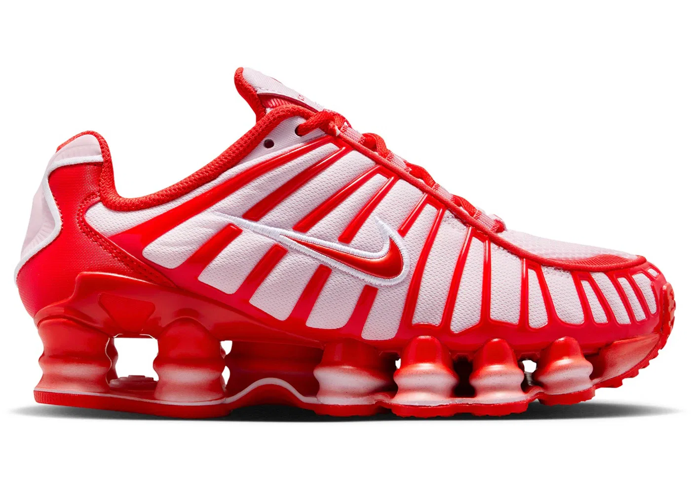 Детские кроссовки Lifestyle Nike Shox TL, Pink Foam/White/Habanero Red