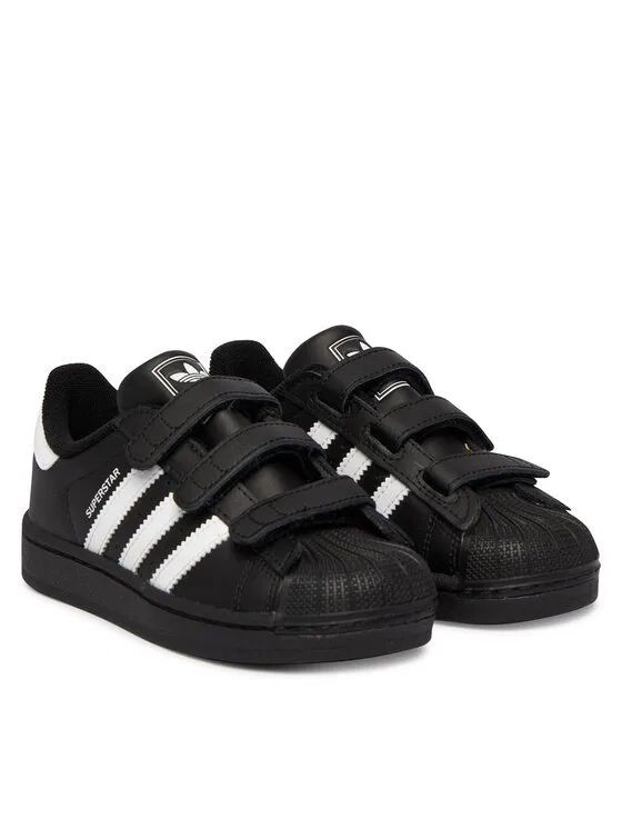 Кроссовки Superstar II Cf C Adidas, черный — фото 2