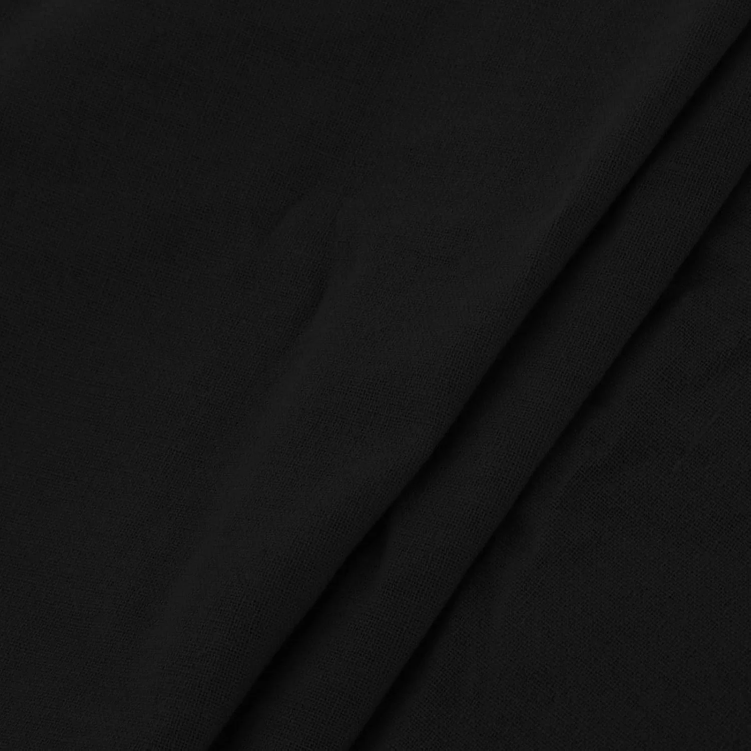 Женское пляжное платье миди свободного кроя с карманами, Black — фото 4