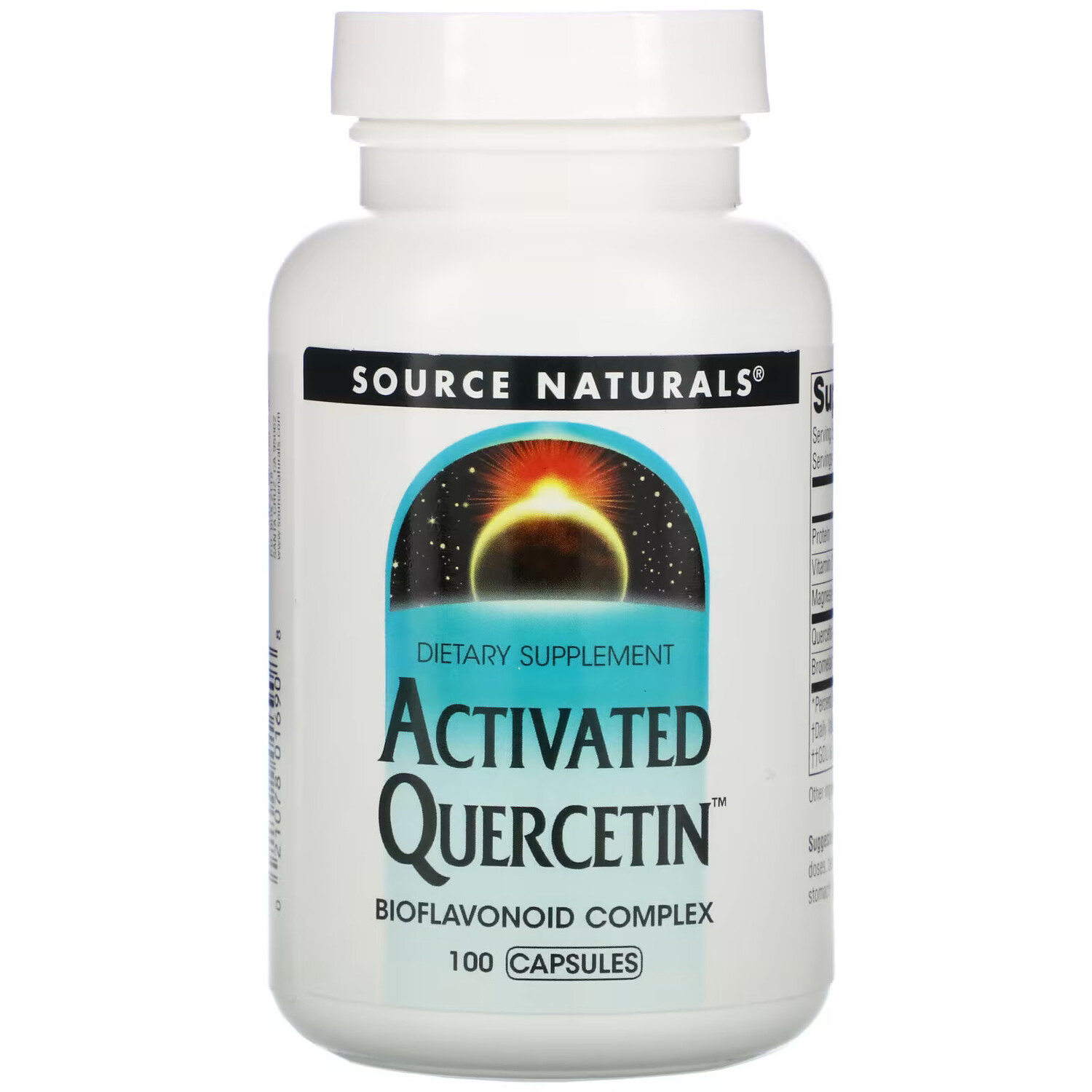

Source Naturals, Активированный кверцетин, 100 капсул