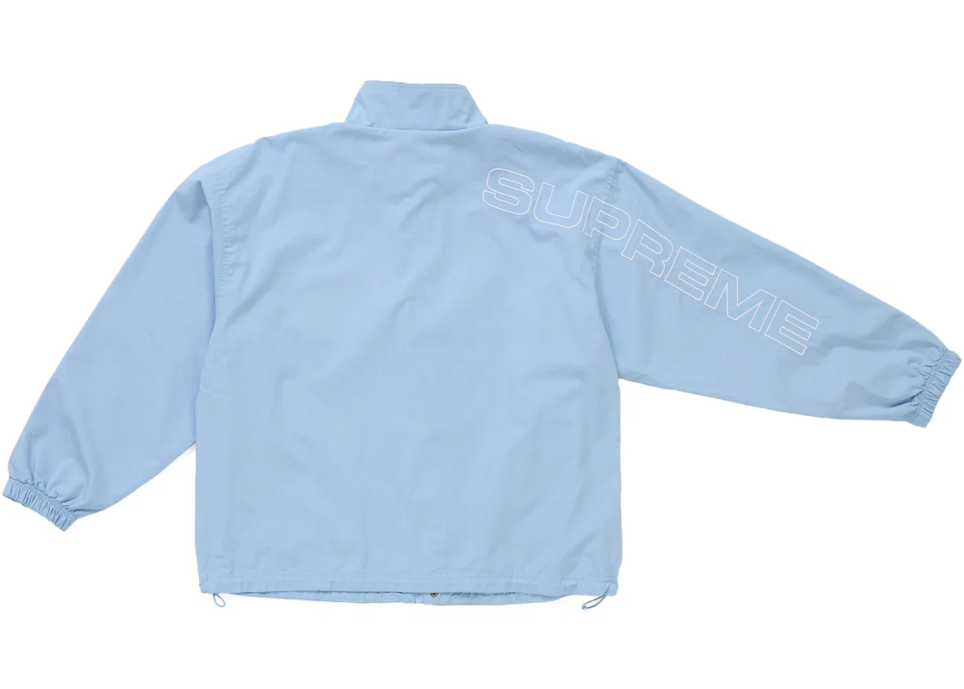 Мужская куртка из рипстопа с вышивкой Supreme, Light Blue — фото 3