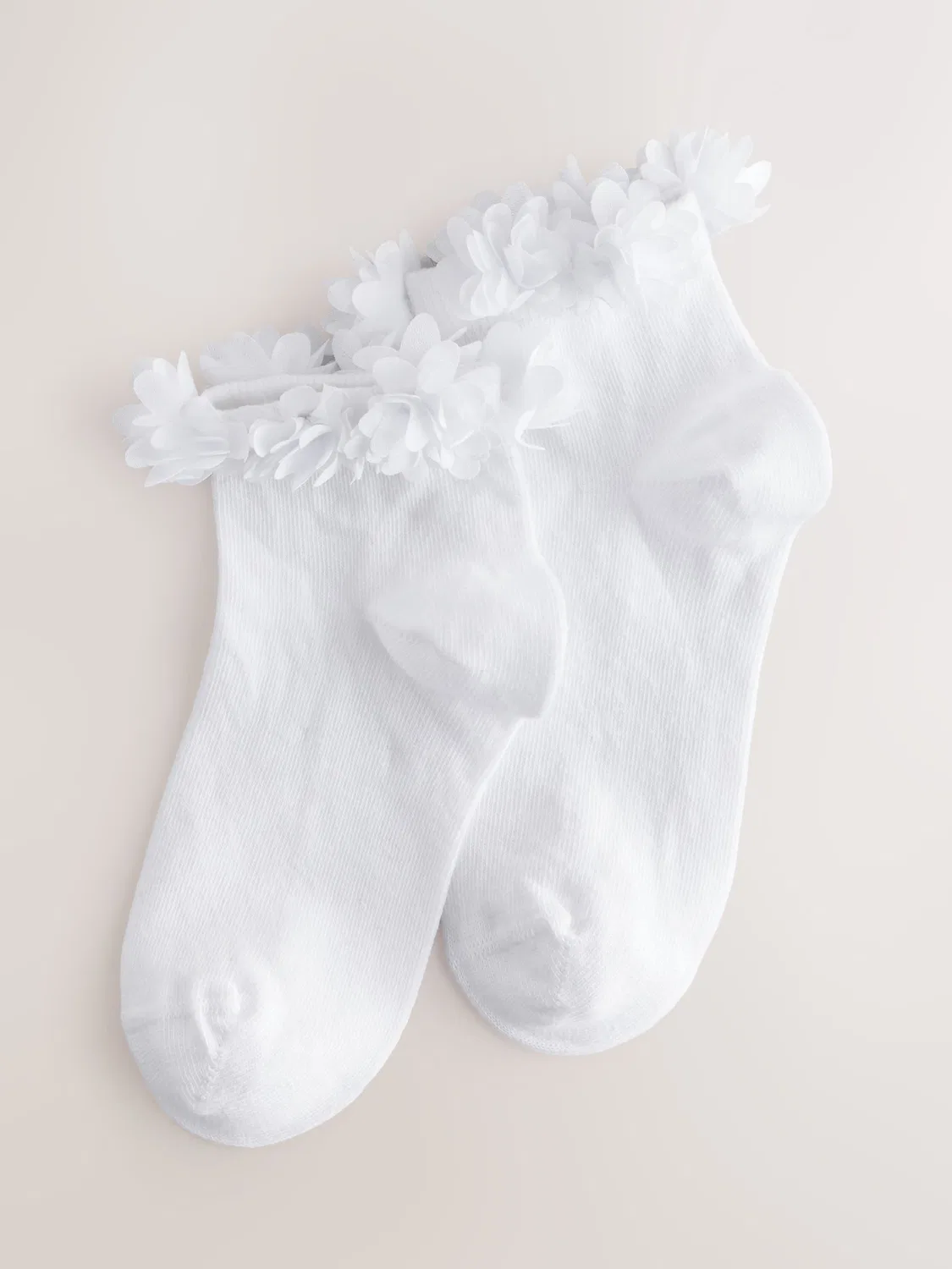 Носки, 2 пары хлопковые, Bridesmaid Ankle Socks Next, белый