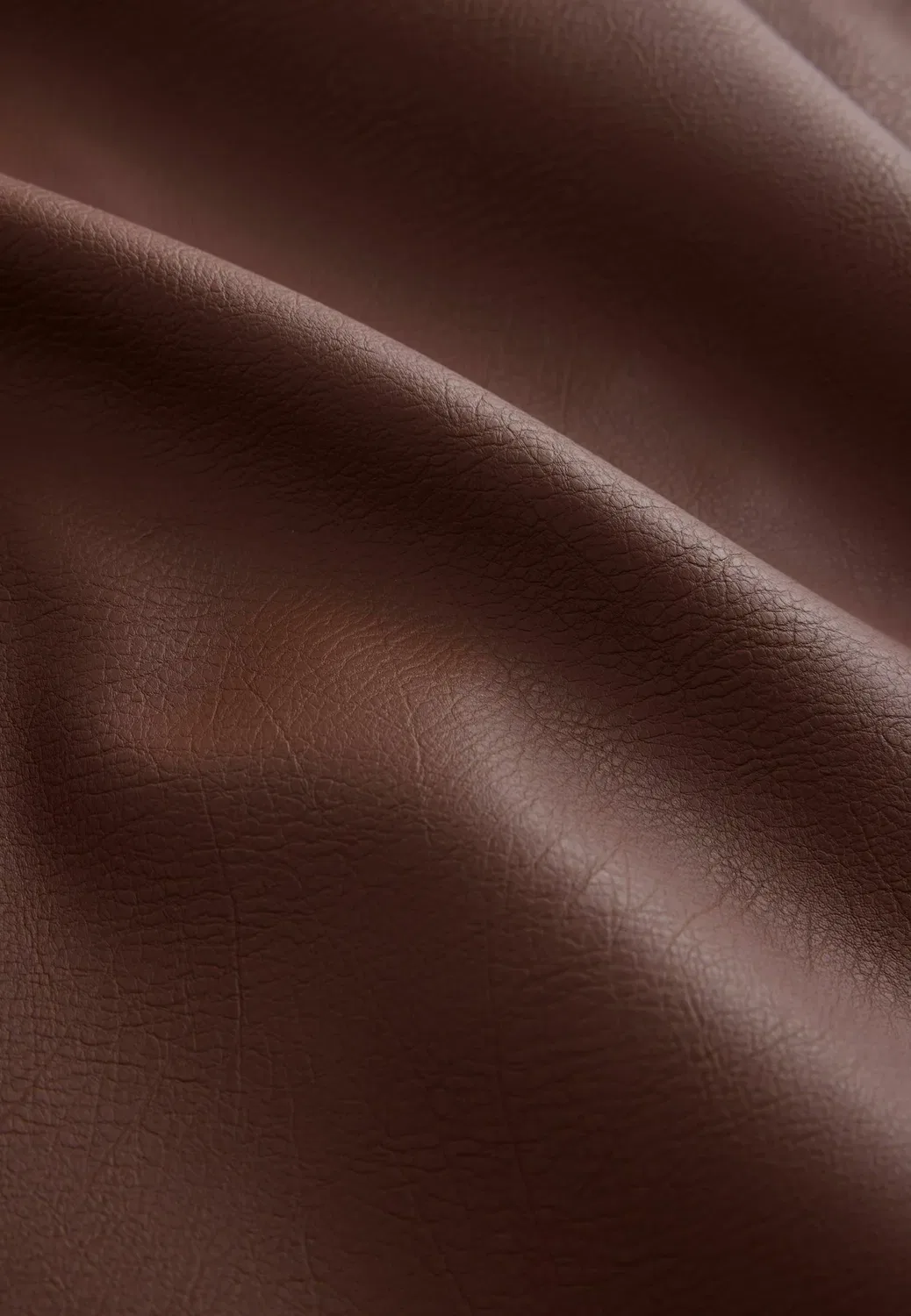Мини-Юбка из искусственной кожи - юбка А-силуэта Next, Chocolate Brown — фото 3