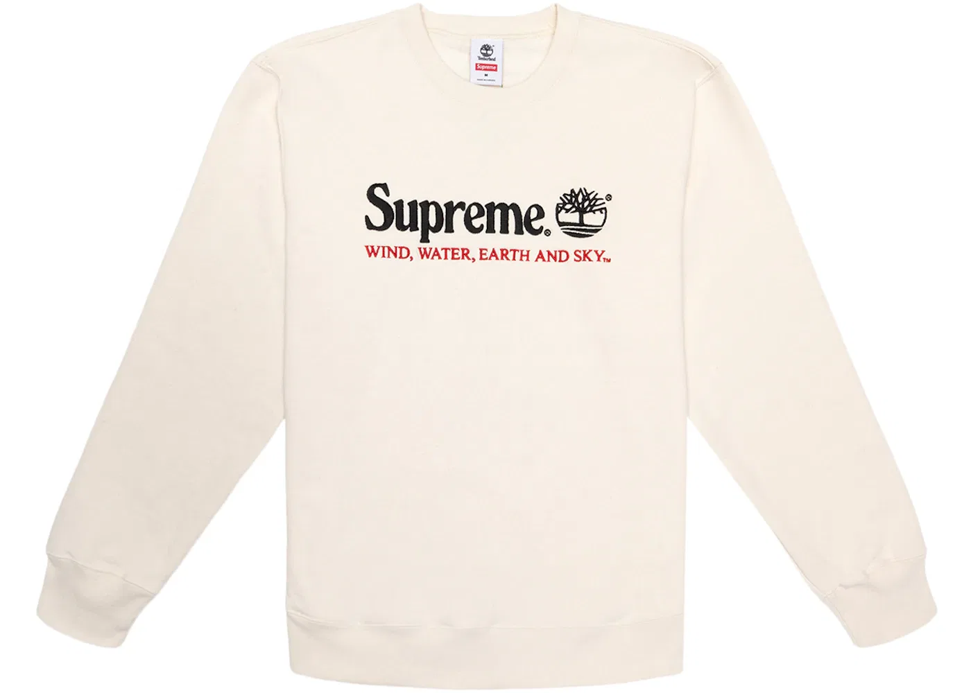 Мужской свитшот с вышивкой Supreme Timberland Natural