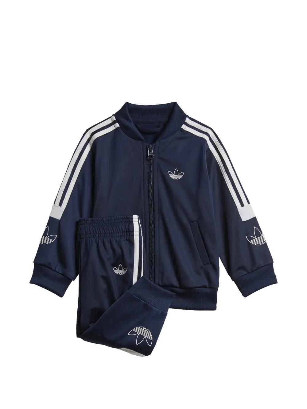 Костюм спортивный Beckenbauer Adidas Kids, темно-синий