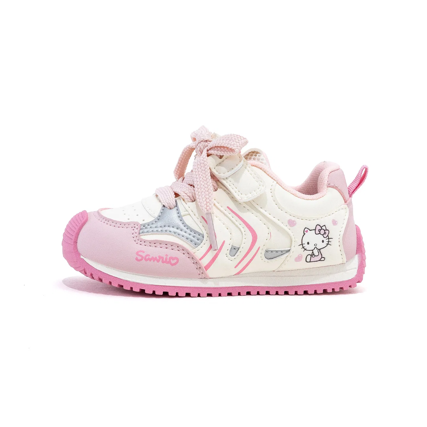 Детские повседневные кроссовки Hello Kitty с принтом, Sanrio, Pink