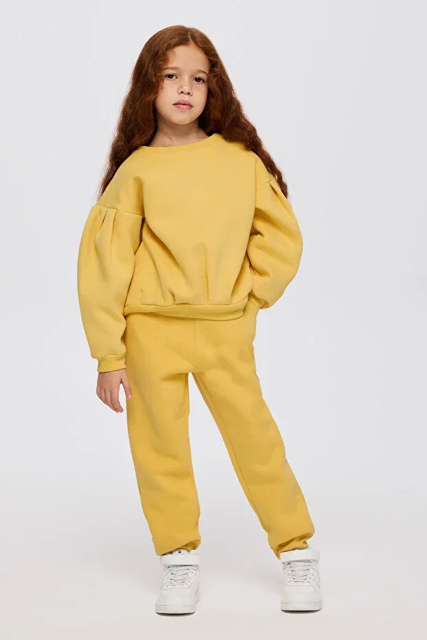 Детские свитшот для девочек с длинным рукавом Panço, Yellow
