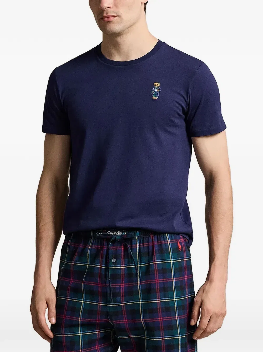 Футболка с мотивом Медведя Поло POLO RALPH LAUREN, синий
