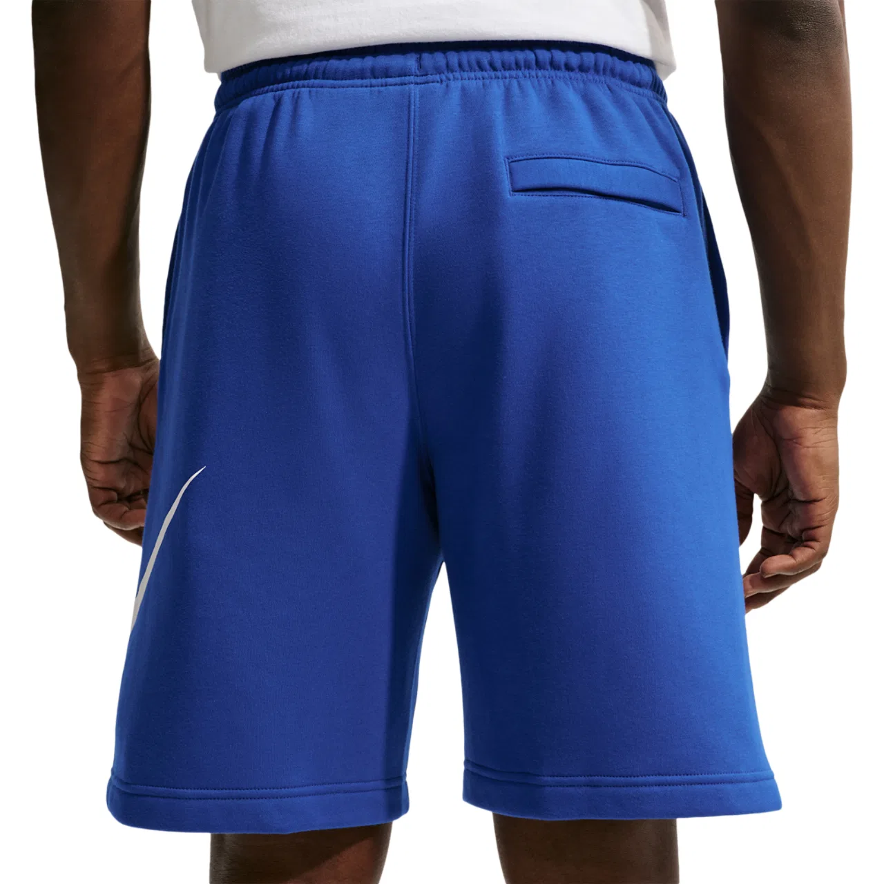 Мужские шорты Solo Swoosh Fleece Nike, цвет Old Royal/Old Royal/White — фото 2
