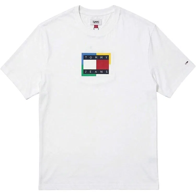Мужская футболка с круглым вырезом Tommy Hilfiger, White