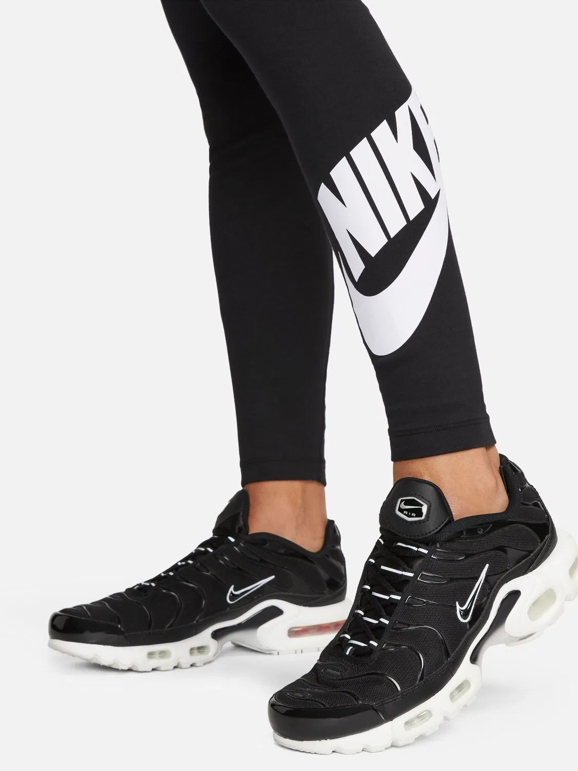 Леггинсы Nike Sportswear Classics с завышенной талией, черные — фото 4