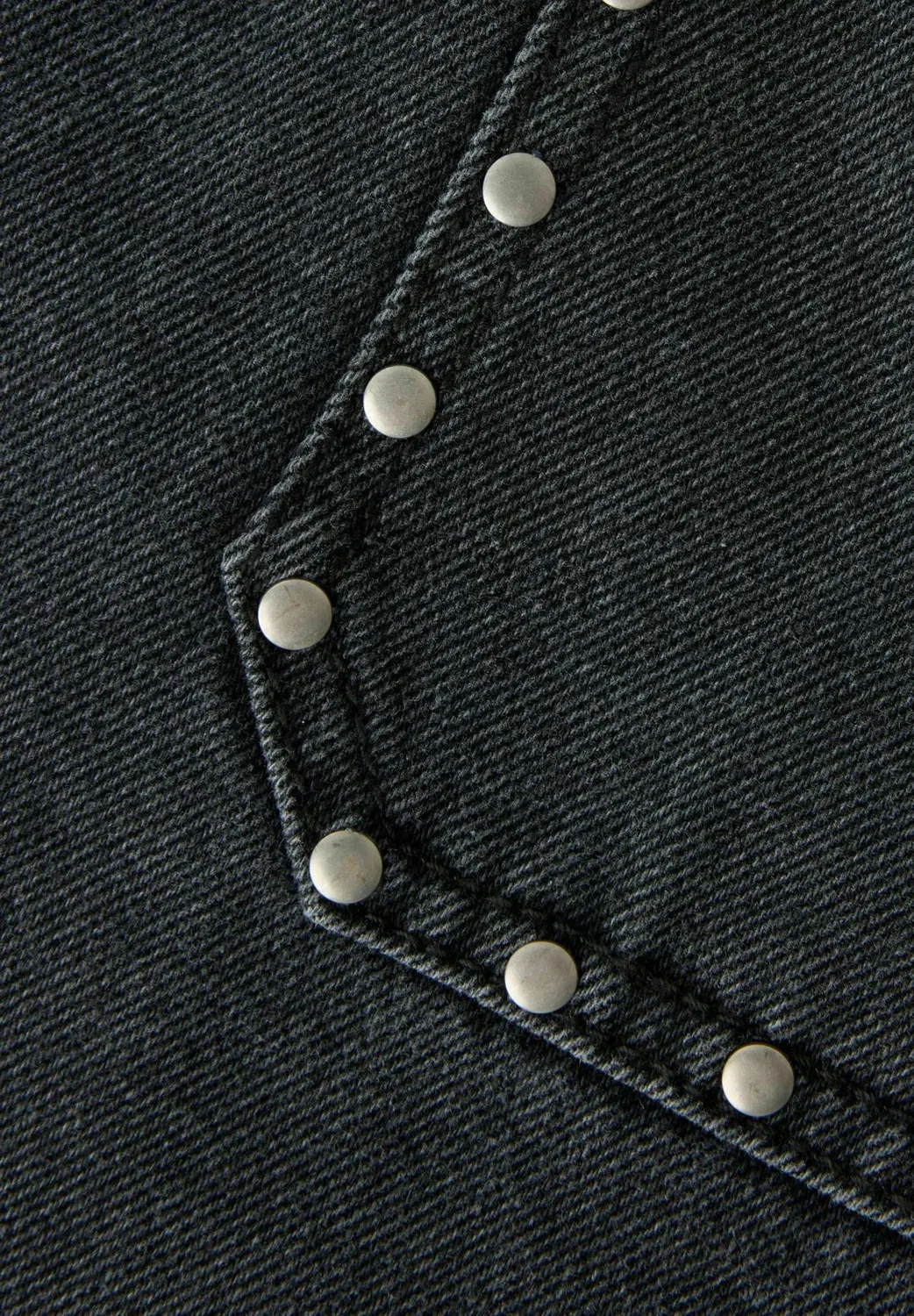 Джинсовая юбка - юбка А-силуэта Name It, Dark Grey Denim — фото 3