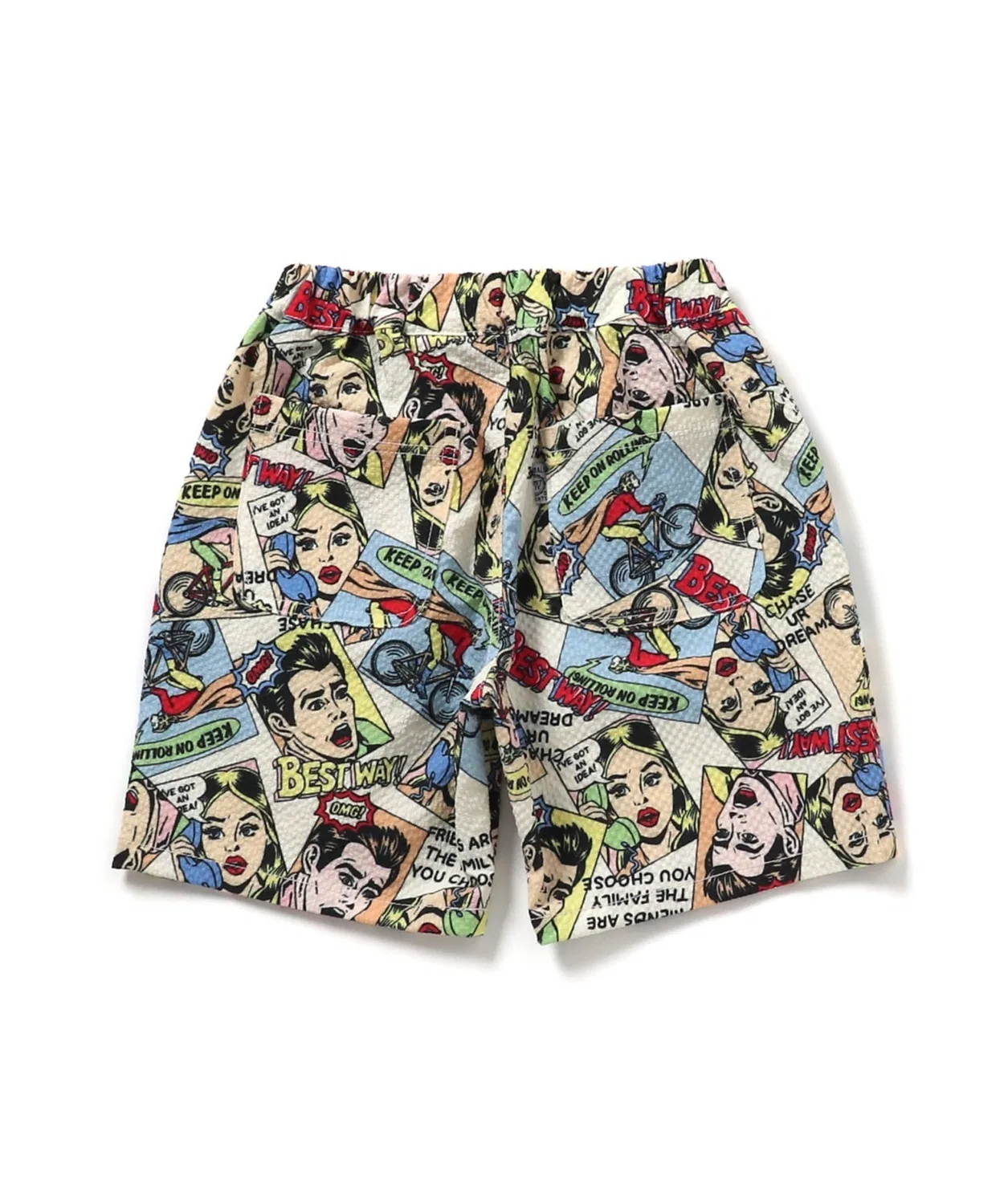 Детские шорты с принтом, комплект из 3 штук F.O.KIDS, Off White — фото 2
