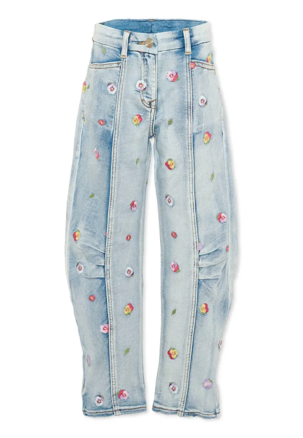 Джинсы - джинсы свободного кроя Monnalisa, Denim