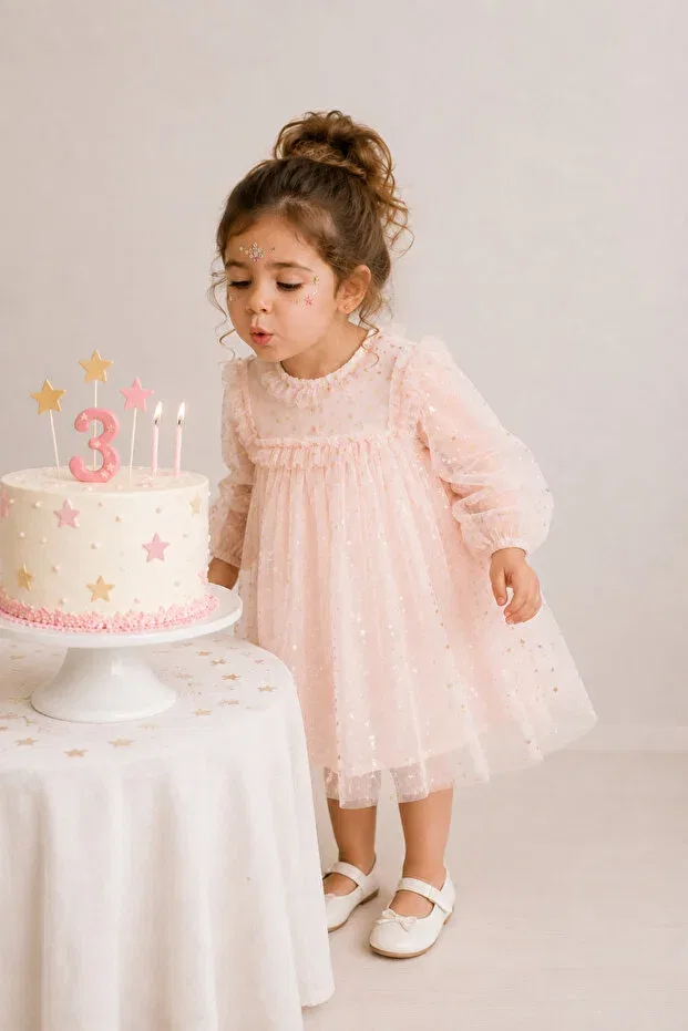 Детское платье для девочек с коротким рукавом Babyhola, Pink