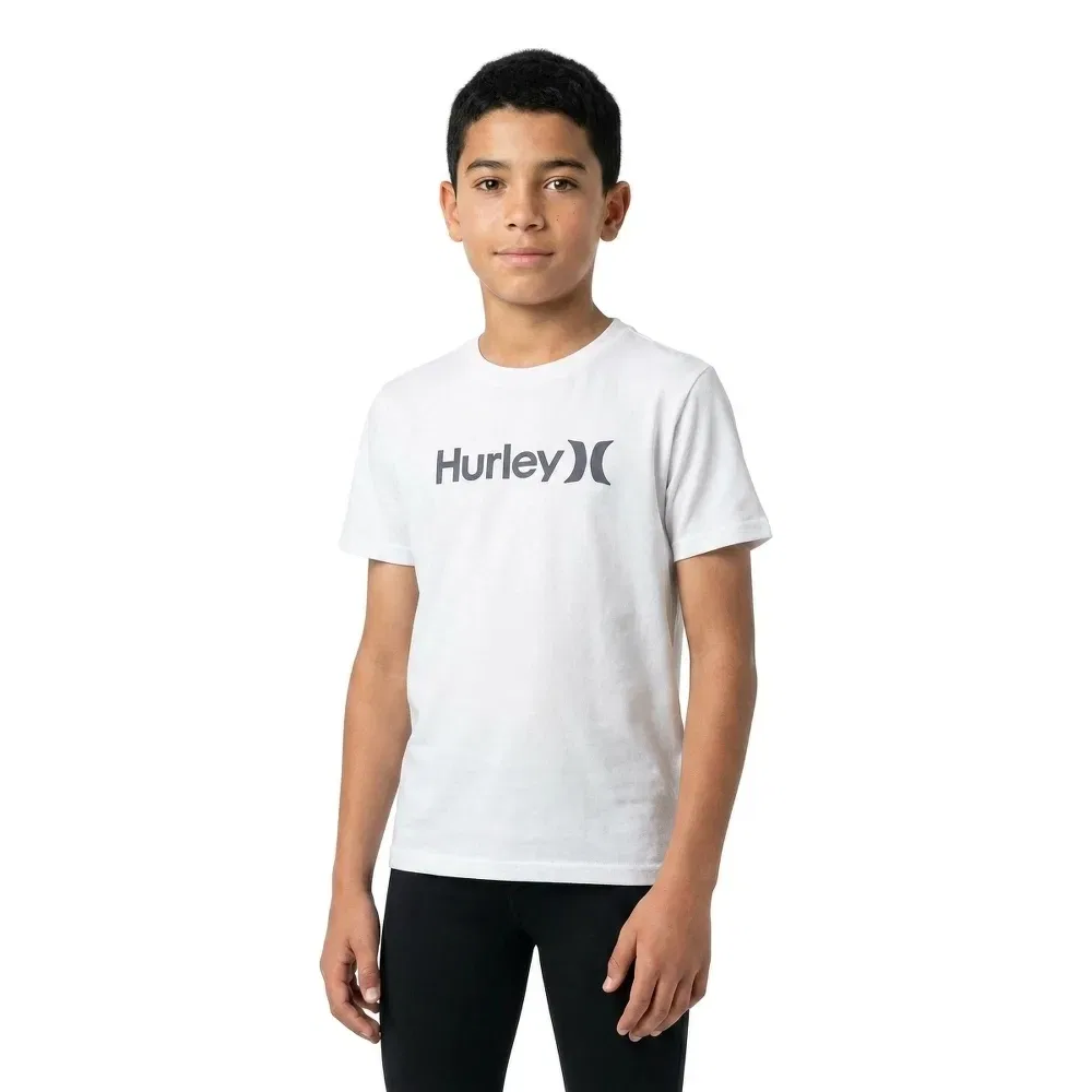 Детская футболка с принтом Hurley Printing Press O&O, White