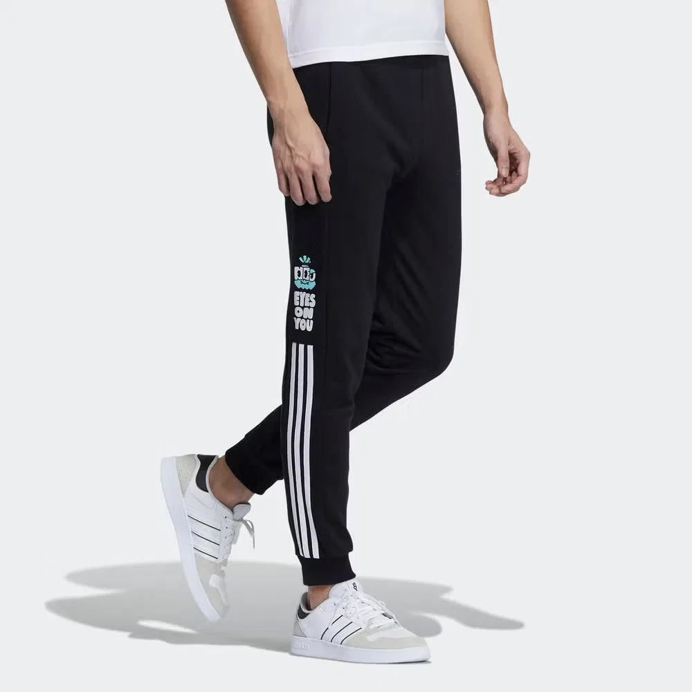 Брюки спортивные с лампасами Adidas, черный — фото 4