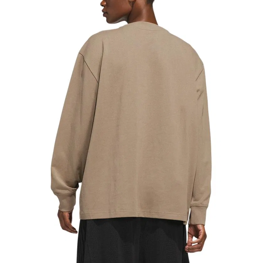 Футболка Adidas BASKETBALL, Khaki Brown — фото 4