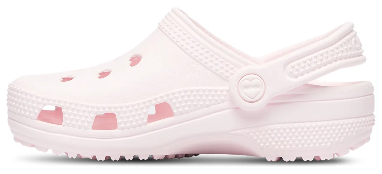 Детские сабо для девочек Classic Hearts Cut Out, Crocs, Bubble Ice Bubble Ice — фото 2