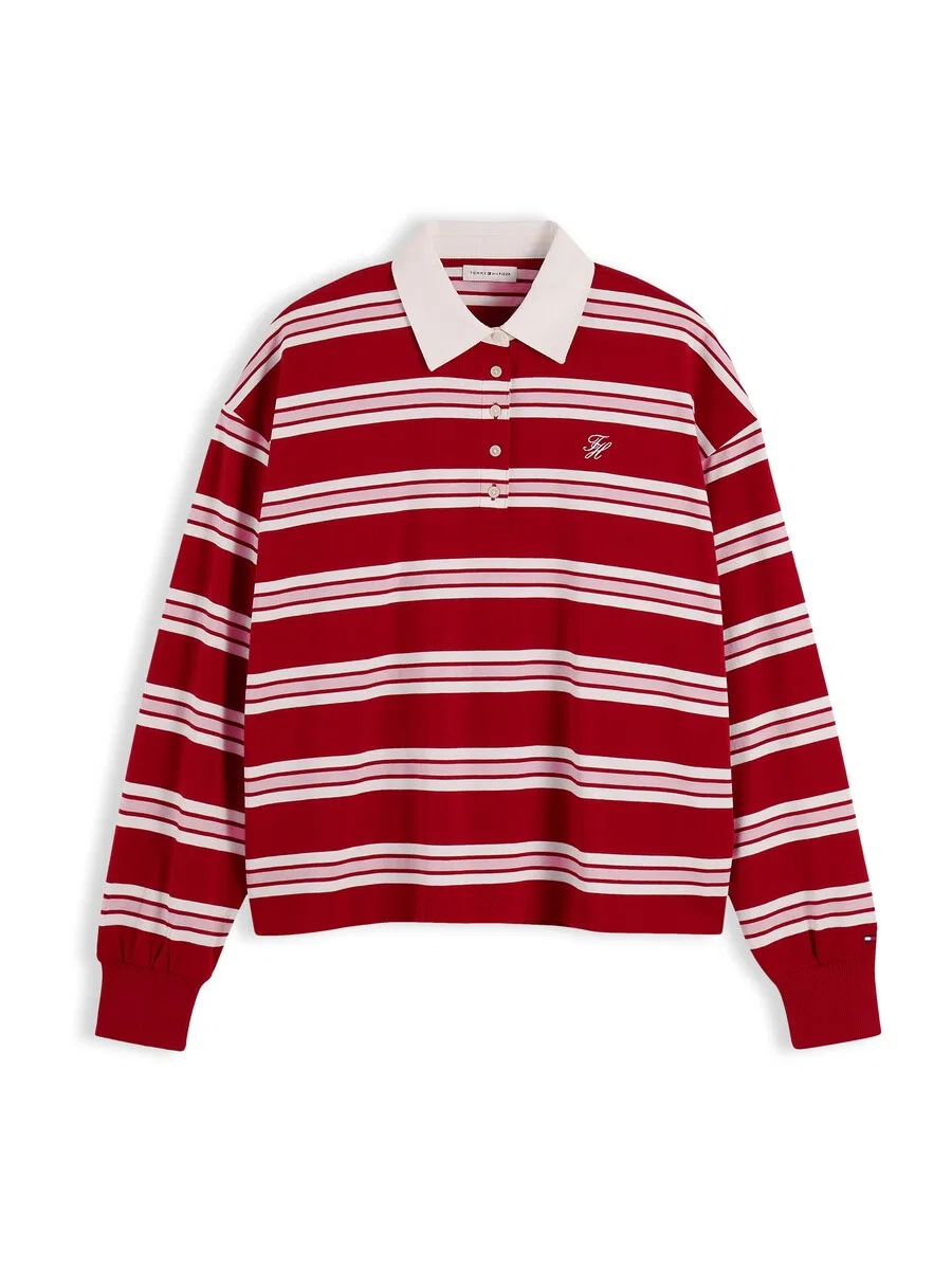 Топ TOMMY HILFIGER красного цвета