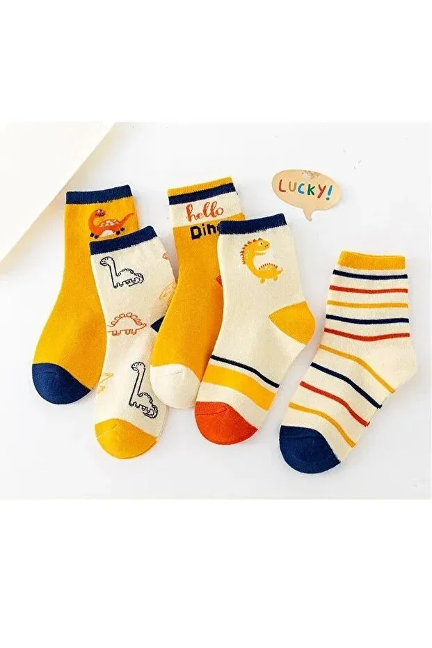 Детские носки с принтом Special Dinosaur Series Hobins Sportswear & Company, Multicolor