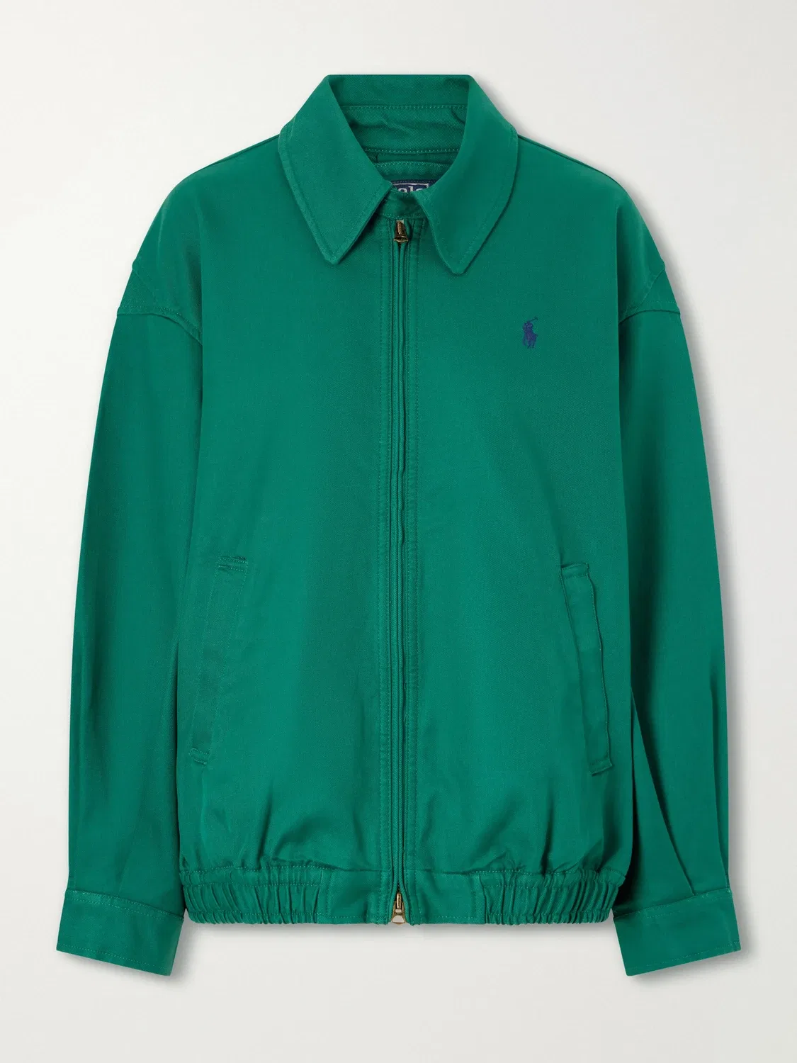 Легкая куртка из хлопкового твила Polo Ralph Lauren, зеленый