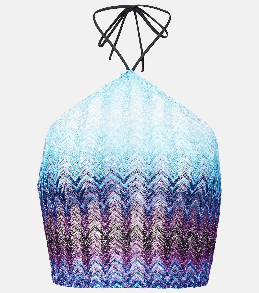 

Кроп-топ с бретелькой на шее Missoni, Multi Blue