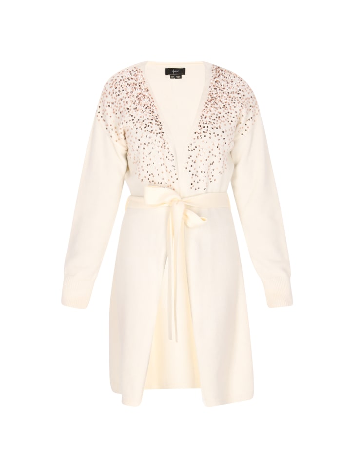 

Faina Женский кардиган кремового цвета