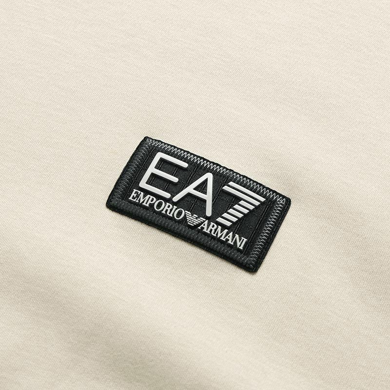 Футболка EA7 мужская almond milk EMPORIO ARMANI, Almond Milk Color — фото 4