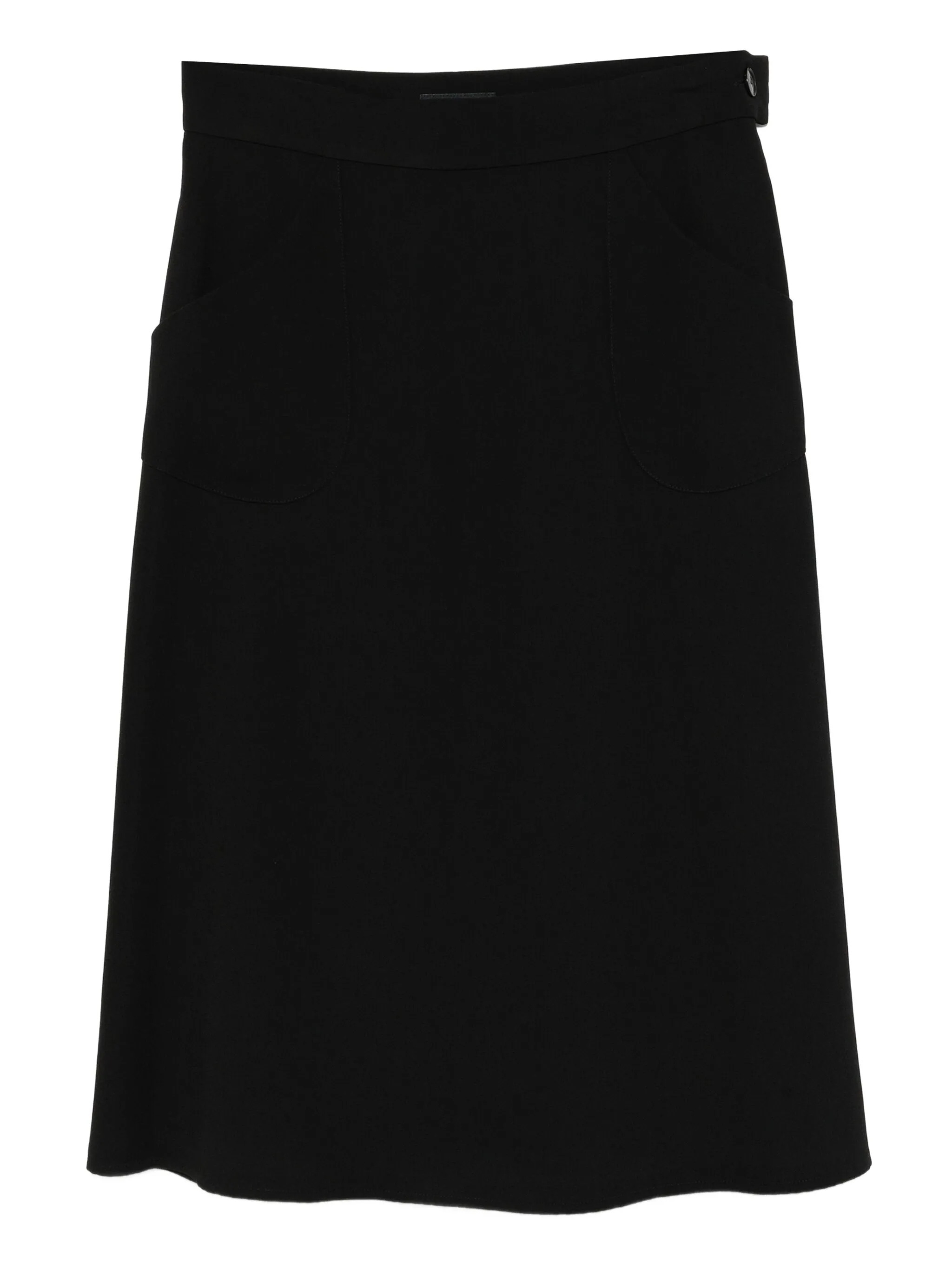 

Юбка миди А-силуэта Agnès B., черный