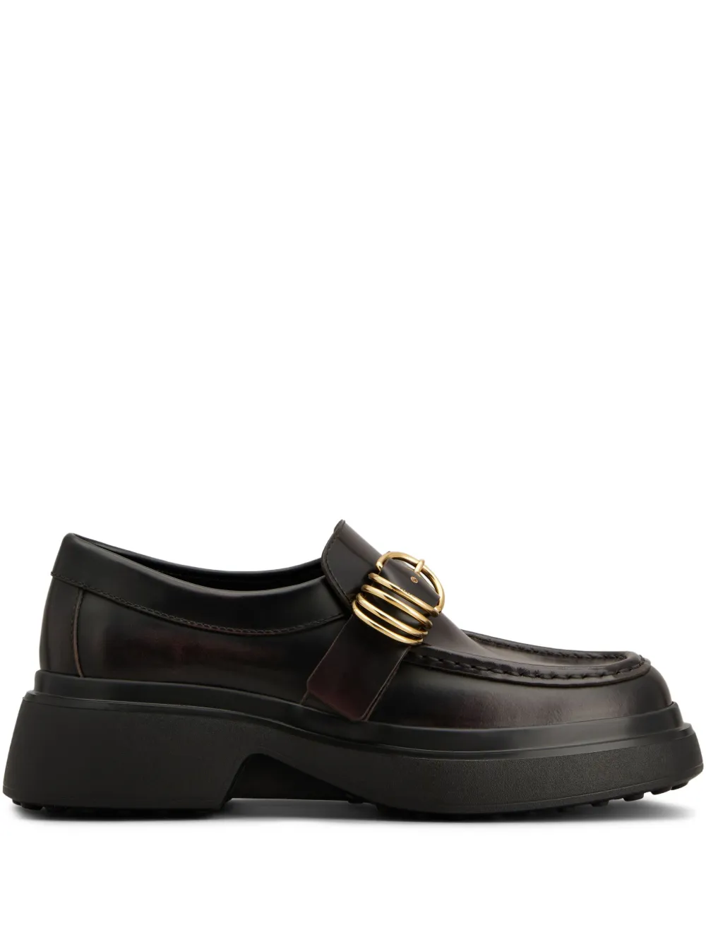 Кожаные лоферы Tod'S, коричневый