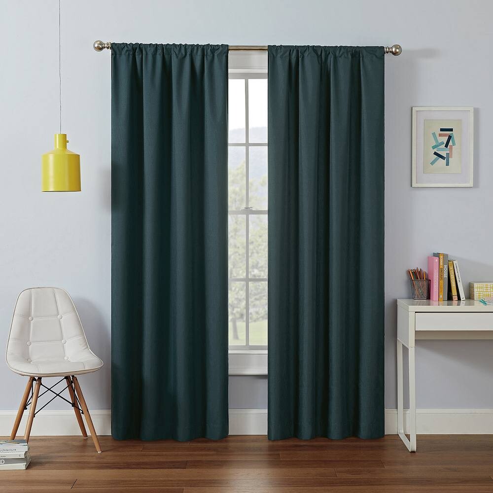 

eclipse Kendall Modern Teal Blackout 1 Оконные шторы Eclipse, цвет Teal