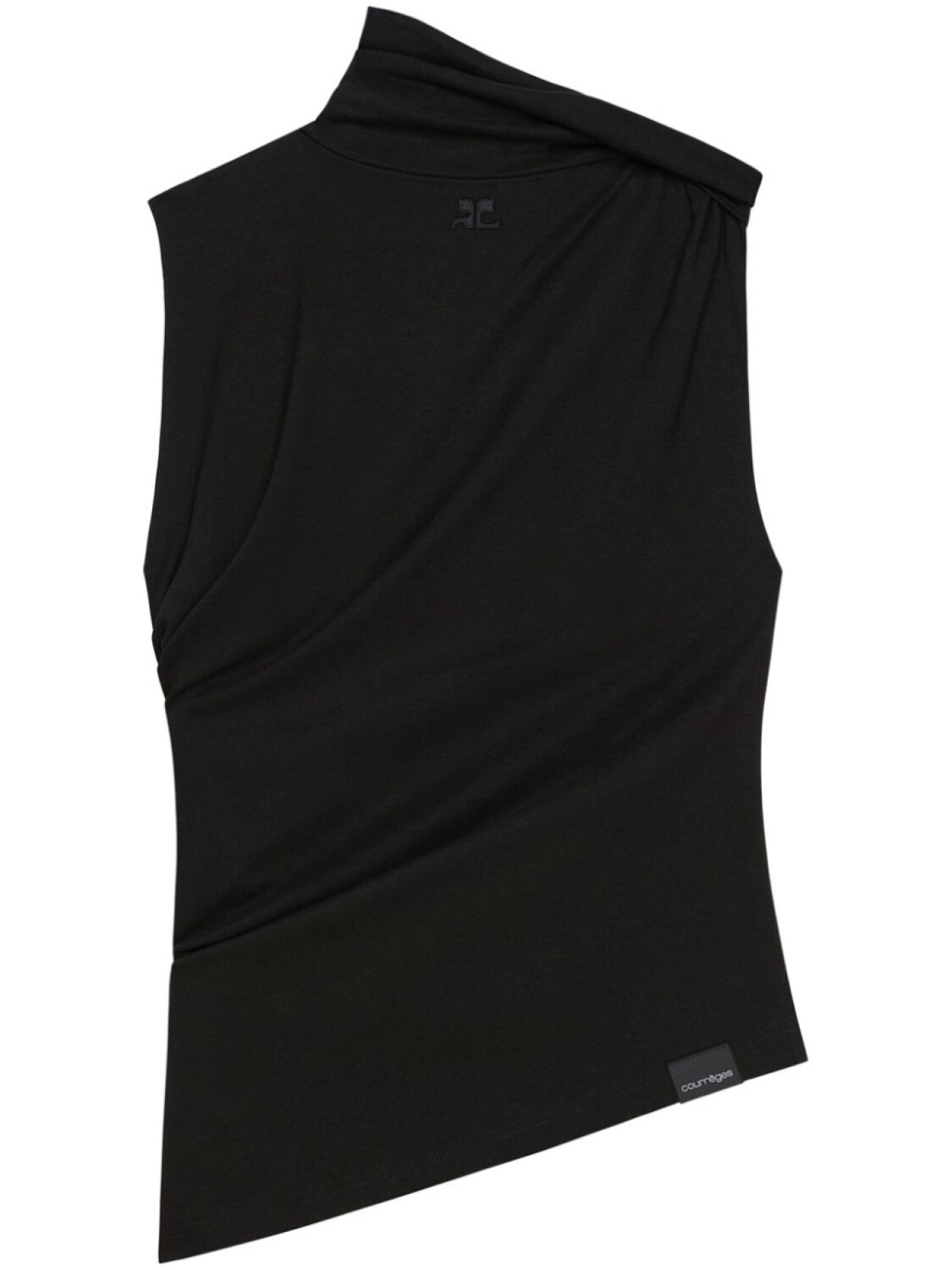 

Courrèges топ с драпировкой, черный
