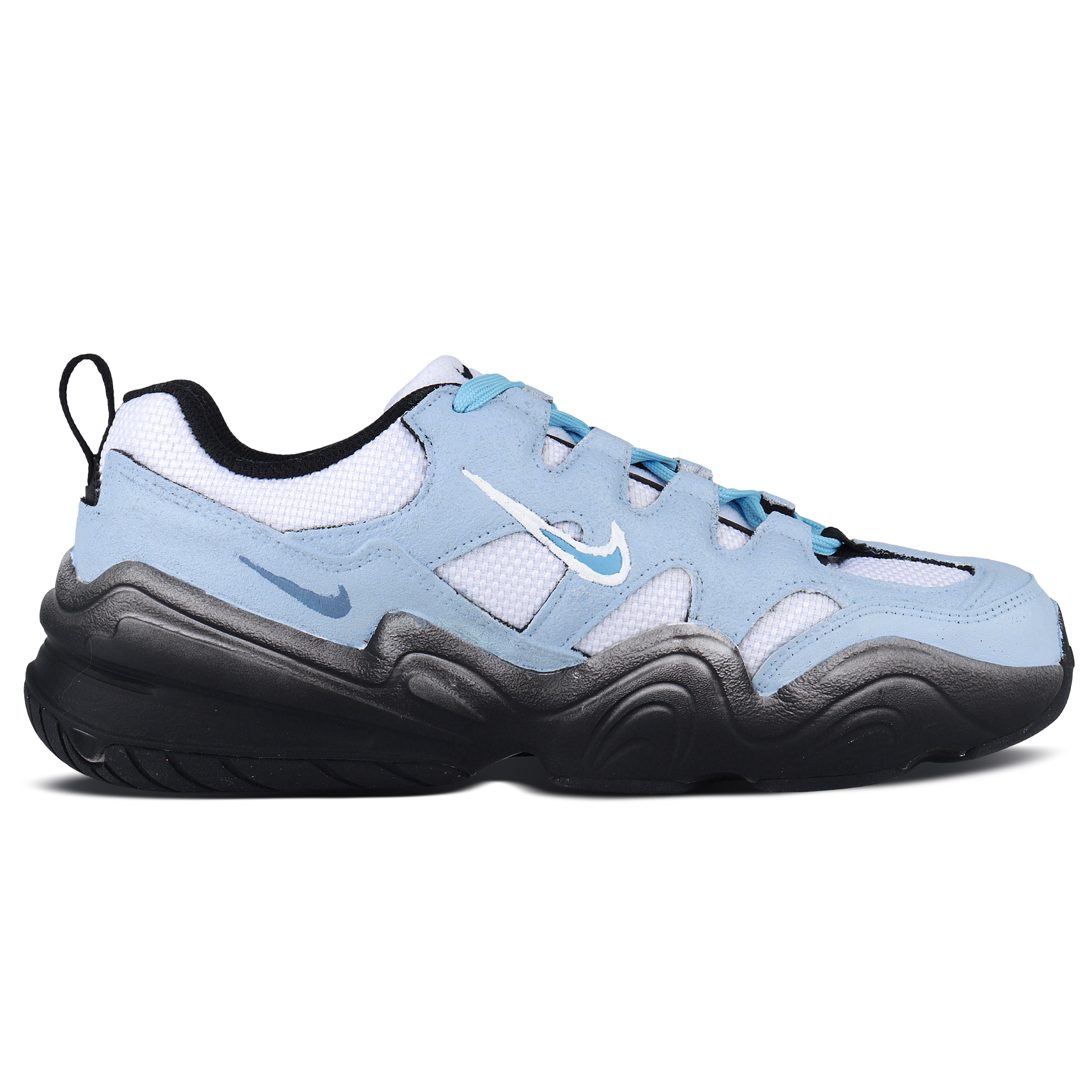 Nike Кроссовки Tech Hera Low top Casual Unisex Blue White — фото 3