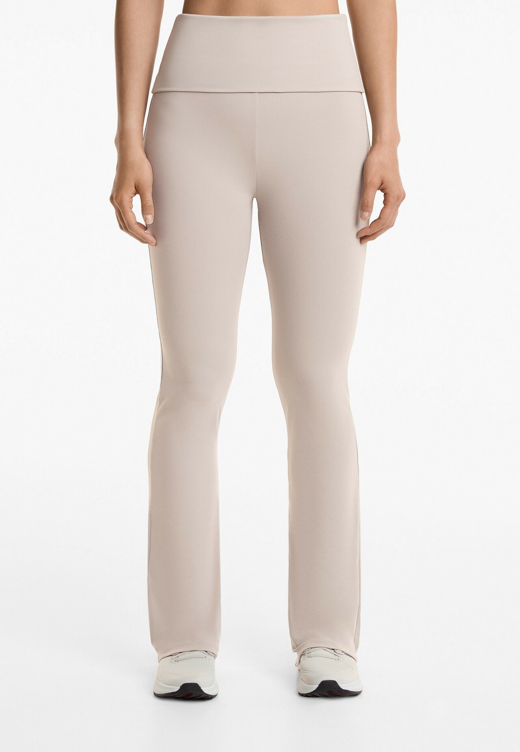 

Брюки FOLDOVER WAIST COMFORTLUX FLARE OYSHO, коричневый