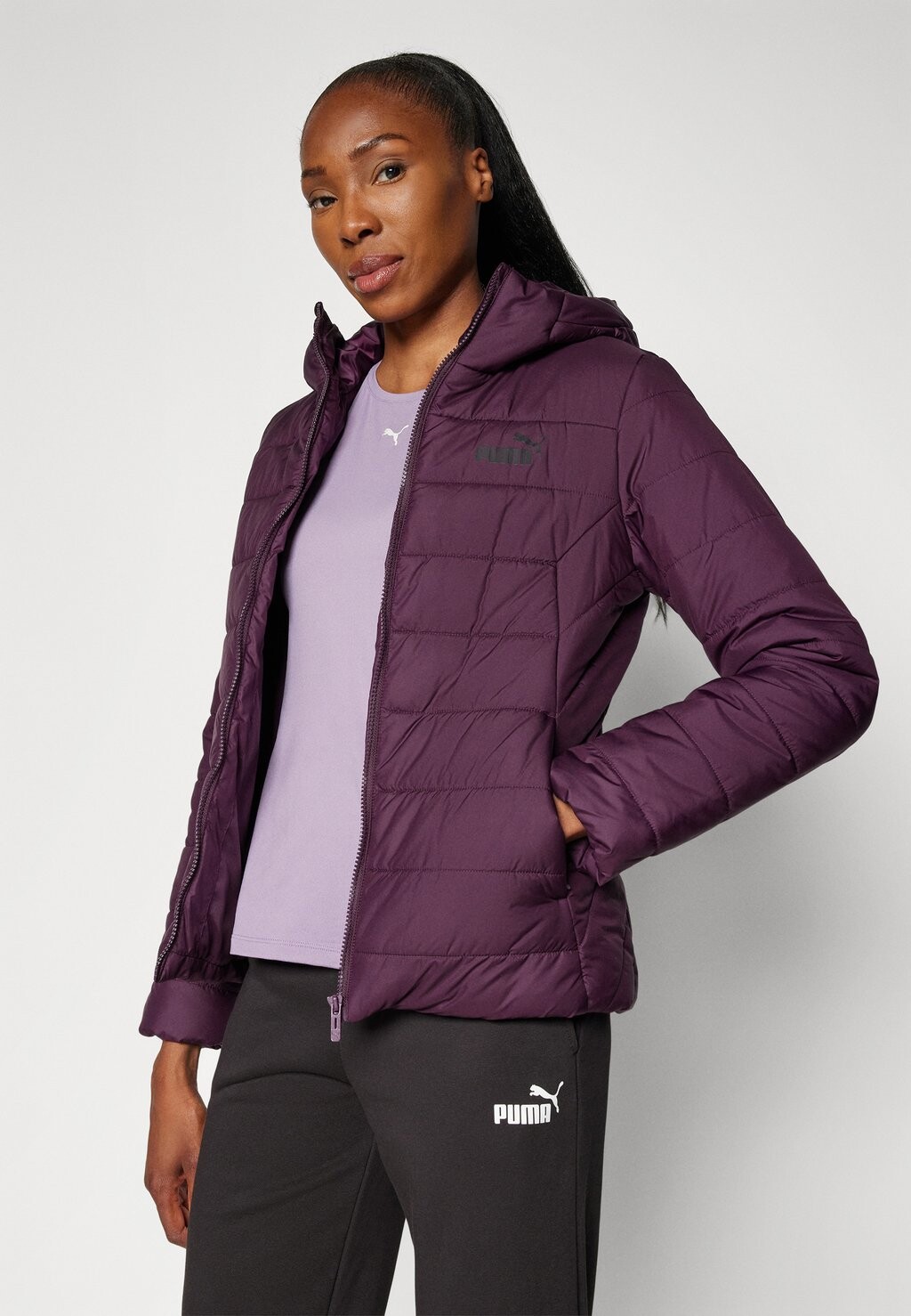 

Зимняя куртка HOODED PADDED JACKET Puma, фиолетовый