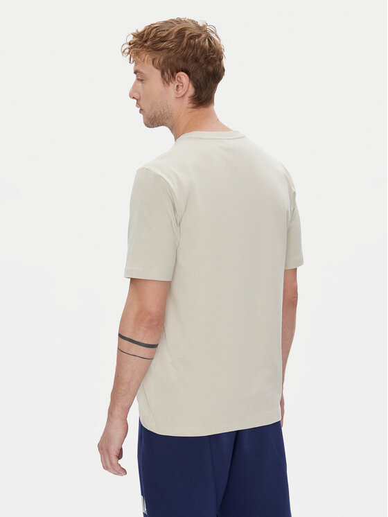 Футболка обычного кроя Collegiate Lineage Graphic JM6415 Adidas, бежевый — фото 3