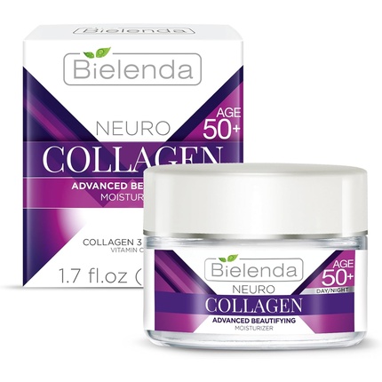 

Крем Neuro Collagen Anti-Wrinkle Cream 50+ Увлажняющий с коллагеновыми пептидами Bielenda