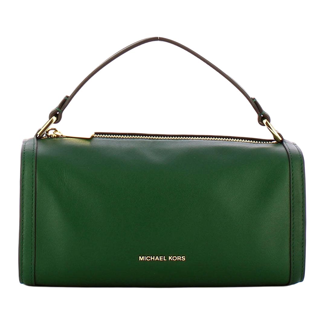 

MICHAEL KORS Кожаная сумка через плечо, сумка через плечо, женская, зеленого цвета, небольшого размера