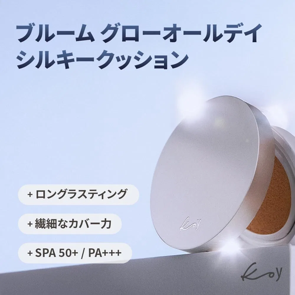 Тональная кушон-основа KOY Bloom Glow All-Day Silky Cushion 21C Natural Beige — фото 2