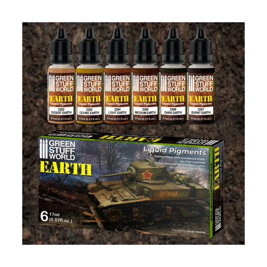 

Набор жидких пигментов - Земля, Paint - Paint & Ink Sets