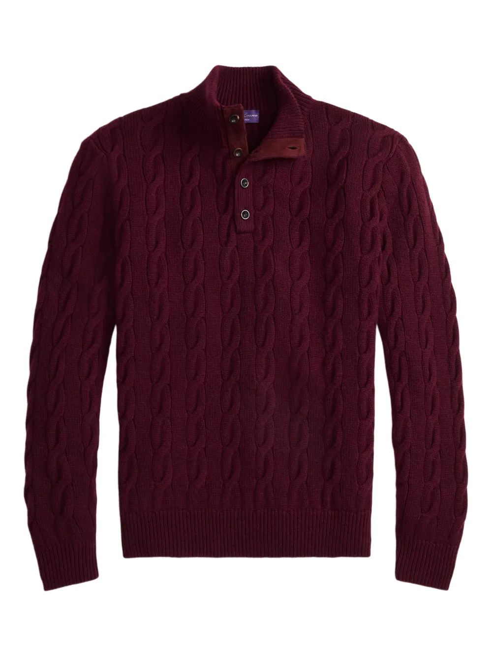 

Свитер фактурной вязки Ralph Lauren Purple Label, красный