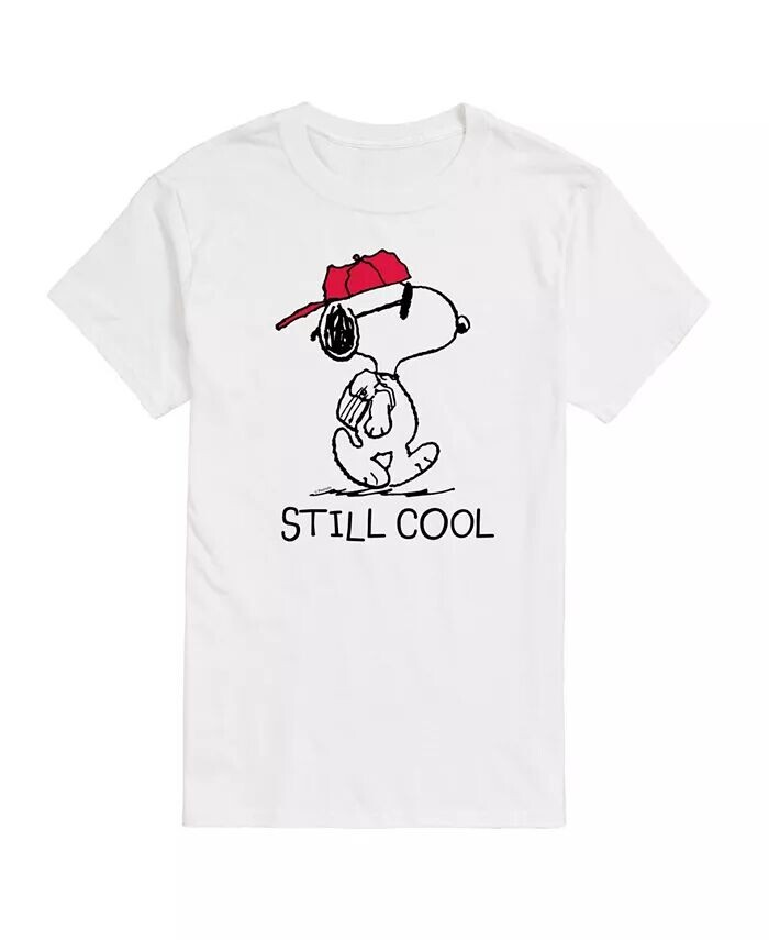 

Мужская футболка с коротким рукавом Hybrid Apparel Peanuts Still Cool AIRWAVES, белый