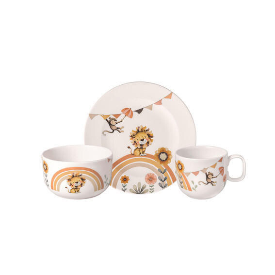 

Набор детской посуды roar lion fine china 3 предм 3 предм Villeroy & Boch, мультиколор