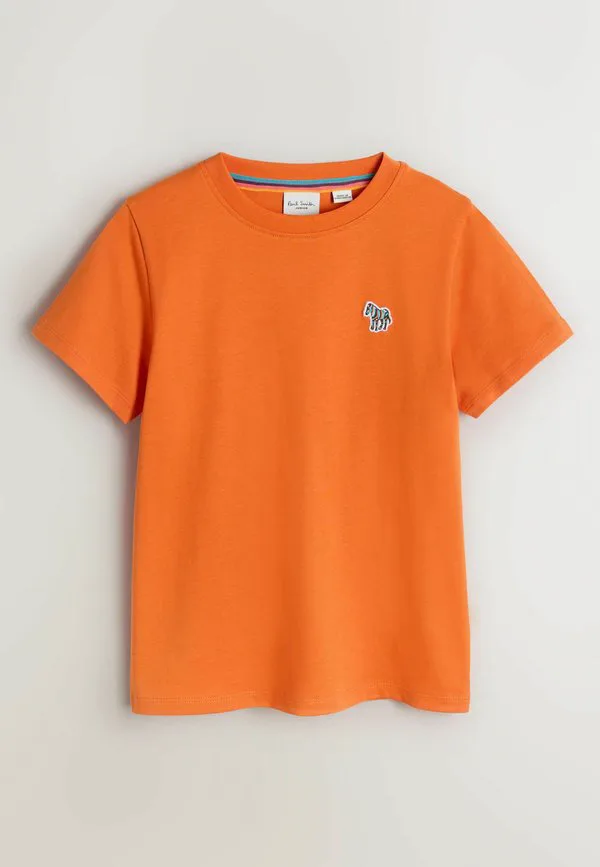 Футболка базовая из коллекции colourblock signature t3 pack Paul Smith Junior, Green Orange White — фото 4