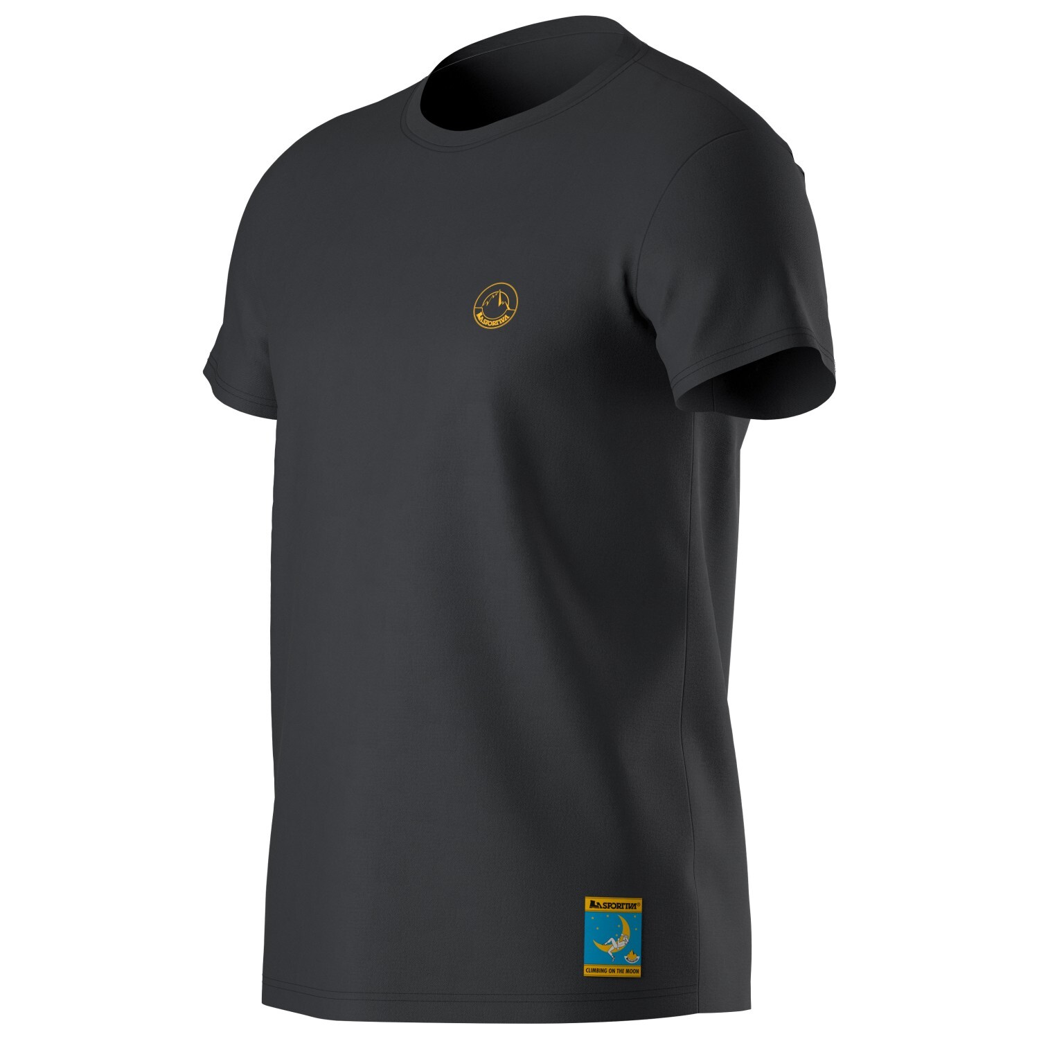 

Футболка La Sportiva Climbing On The Moon, цвет Carbon/Giallo
