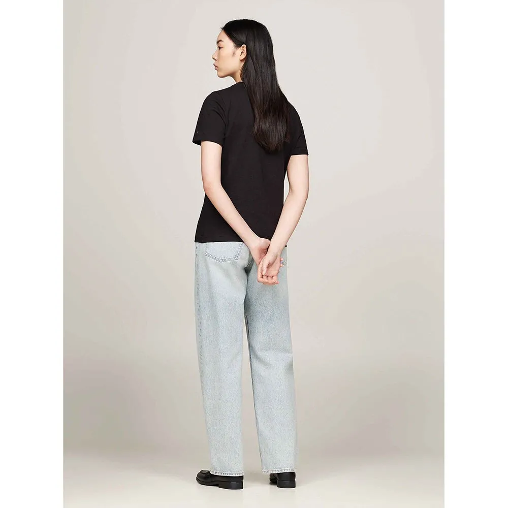 Футболка Tommy Hilfiger Script, черный — фото 2