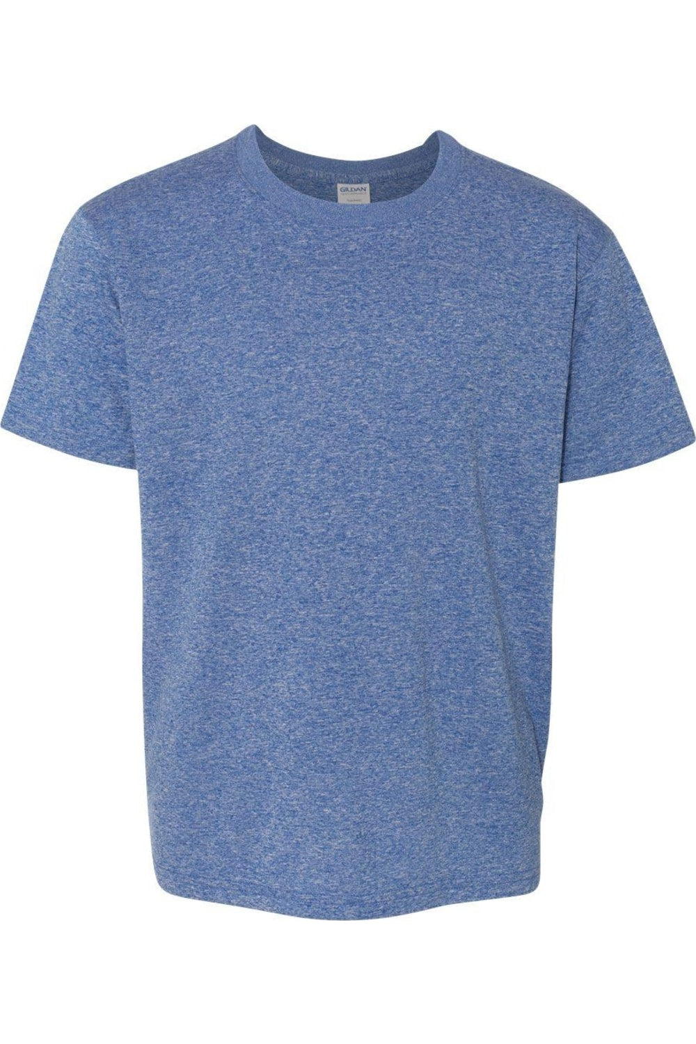 Молодежная футболка Gildan Softstyle, цвет heather navy — фото 4